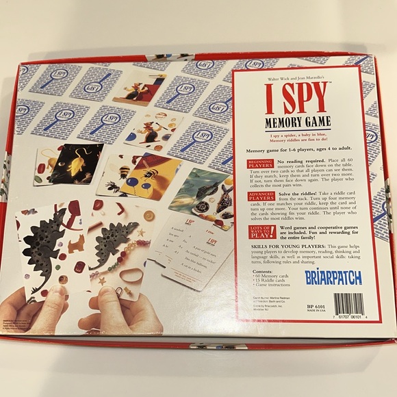 I SPY Memory Game - A Game of Picture Riddles by Briarpatch - Complete - Picture 8 of 8